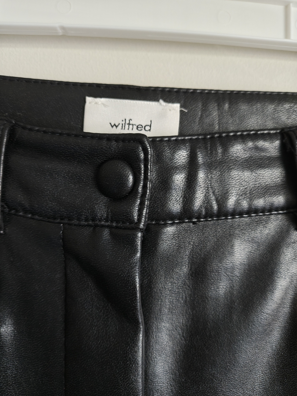 Wilfred High-Rise Leather Pants in Black New Without Tag💕 - Picture 3 of 14